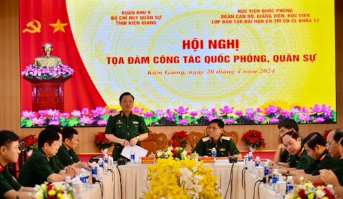 Tọa đàm công tác quốc phòng, quân sự tại tỉnh Kiên Giang