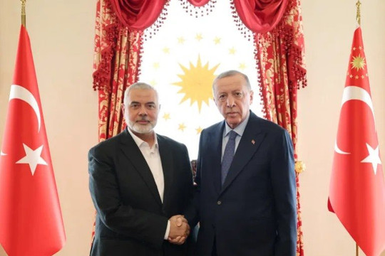 Tổng thống Thổ Nhĩ Kỳ gặp phái đoàn Hamas