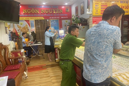 TP.HCM đồng loạt kiểm tra nhiều điểm kinh doanh vàng