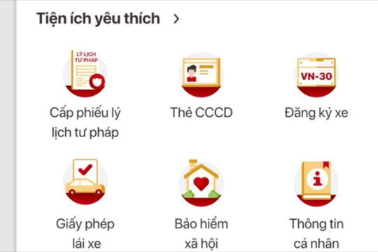 Thí điểm cấp phiếu lý lịch tư pháp trên VNeID ở Hà Nội, Thừa Thiên Huế từ 22/4