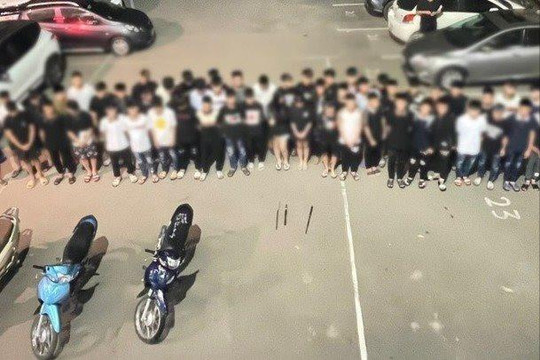 Triệt phá nhóm thanh niên gây rối trật tự công cộng