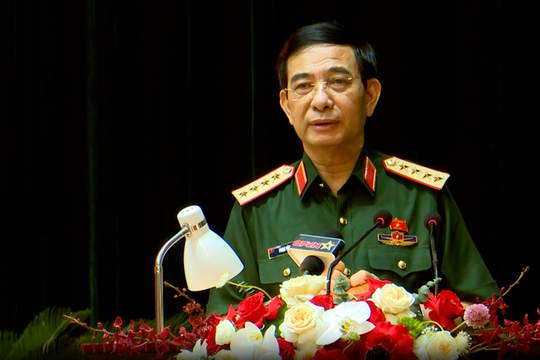 Đại tướng Phan Văn Giang tiếp xúc cử tri tại tỉnh Thái Nguyên