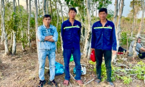 Bắt quả tang 3 đối tượng phá rừng đặc dụng Phú Quốc