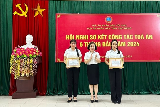 TAND tỉnh Cao Bằng sơ kết công tác 6 tháng đầu năm 2024