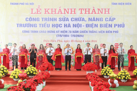 Hà Nội hỗ trợ tỉnh Điện Biên công trình 65 tỷ đồng