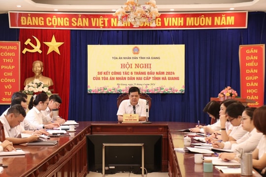 TAND tỉnh Hà Giang triển khai nhiệm vụ 6 tháng cuối năm 2024