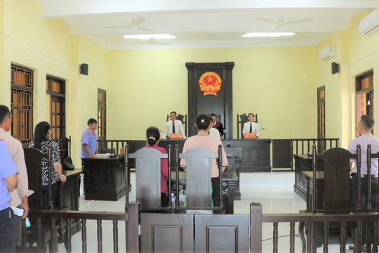 TAND huyện Trần Đề mở phiên tòa rút kinh nghiệm vụ án dân sự