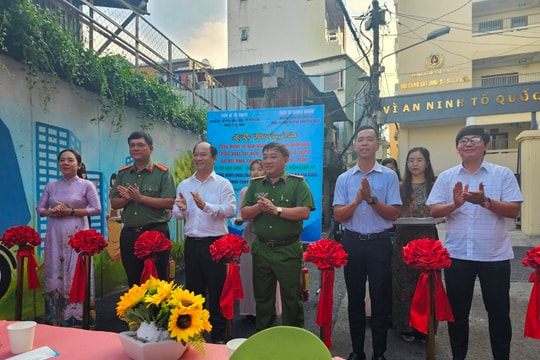 Khánh thành tuyến hẻm “xanh - sạch - đẹp” mừng 50 năm thống nhất đất nước