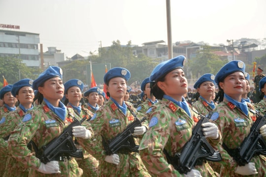 Hợp luyện diễu binh, diễu hành các khối do Bộ Quốc phòng đảm nhiệm