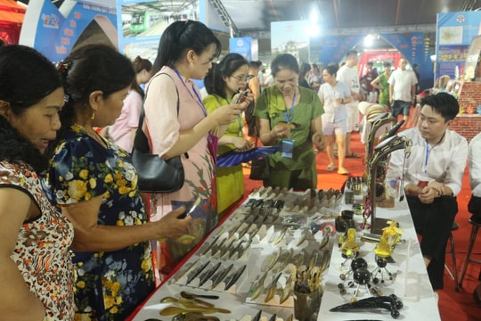Hơn 200 gian hàng tham gia Hội chợ triển lãm 'Công Thương - OCOP Thái Nguyên 2024'
