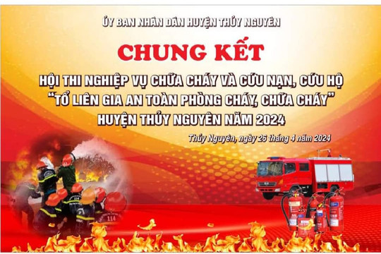 Sôi nổi Hội thi “Tổ liên gia an toàn phòng cháy, chữa cháy”