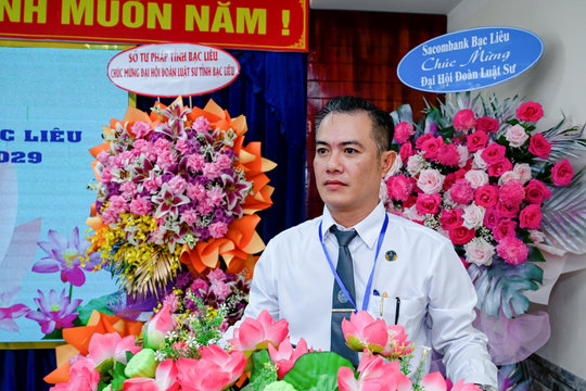 Luật sư Nguyễn Duy Sơn được bầu làm Chủ nhiệm Đoàn Luật sư tỉnh Bạc Liêu