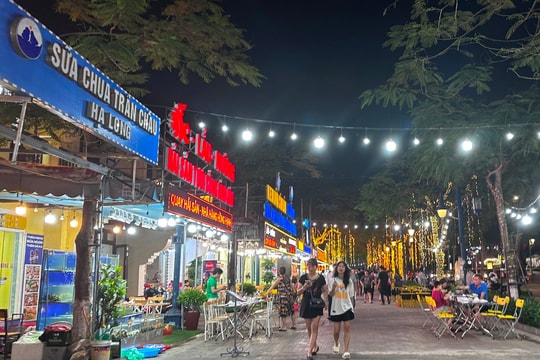 Khai trương phố đi bộ, ẩm thực Bãi Cháy