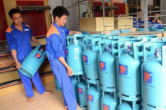 Giá gas bán lẻ trong nước tiếp tục giảm