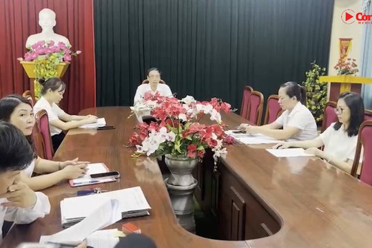 Toà án nhân dân huyện Lạng Giang tham dự phiên toà rút kinh nghiệm trực tuyến