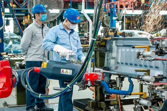4 tháng đầu năm, chỉ số sản xuất ngành công nghiệp tăng 6%