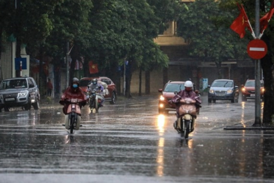 Miền Bắc và Thanh Hóa chuyển mưa dông từ đêm mai