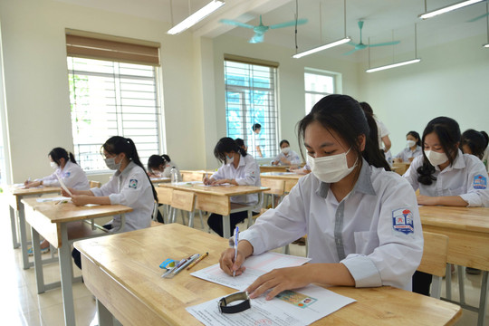 Hà Nội: Công bố cấu trúc và đề minh họa kỳ thi vào lớp 10
