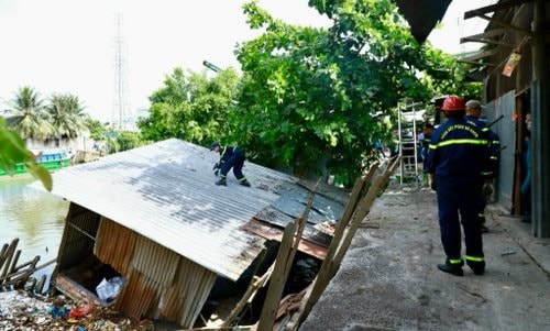 Cần Thơ liên tiếp xảy ra sạt lở bờ sông
