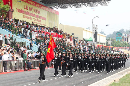 Sơ duyệt diễu binh, diễu hành kỷ niệm 70 năm chiến thắng Điện Biên Phủ