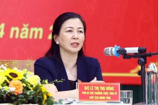 Bộ Chính trị giao bà Lê Thị Thu Hồng điều hành hoạt động Tỉnh ủy Bắc Giang