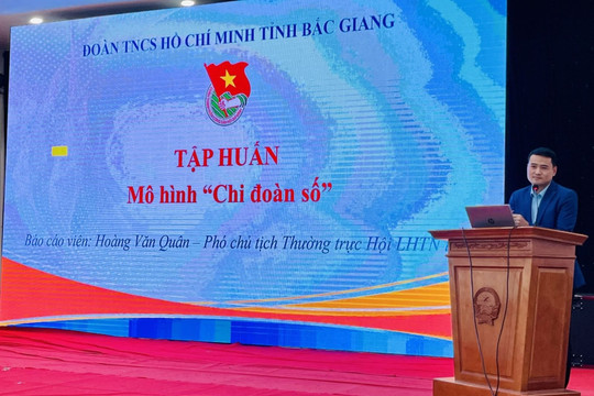 Bắc Giang: Ứng dụng chuyển đổi số trong công tác đoàn thanh niên
