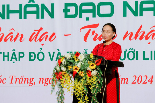 Sóc Trăng phát động Tháng Nhân đạo năm 2024