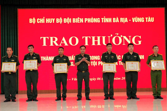 Biên phòng Bà Rịa-Vũng Tàu: Trao giải cuộc thi bảo vệ nền tảng tư tưởng của Đảng