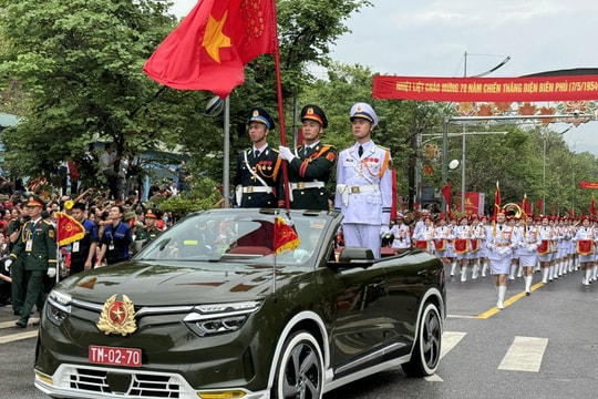 Lễ diễu binh, diễu hành kỷ niệm trọng thể 70 năm Chiến thắng lịch sử Điện Biên Phủ