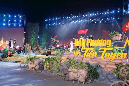 Ấn tượng chương trình nghệ thuật “Hậu phương và tiền tuyến”