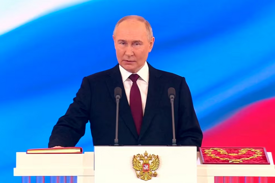 Tổng thống Nga Putin chính thức nhậm chức Tổng thống nhiệm kỳ thứ 5