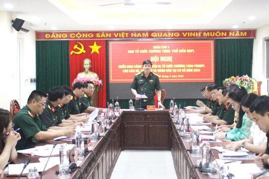 Triển khai công tác chuẩn bị tổ chức chương trình phổ biến giáo dục pháp luật