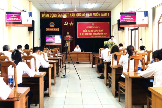 TAND hai cấp tỉnh Gia Lai sơ kết công tác 6 tháng đầu năm 2024