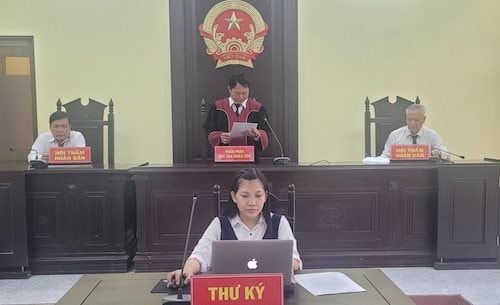 TAND huyện Châu Thành lần đầu xét xử trực tuyến vụ kiện hành chính