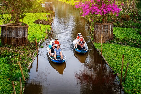 Điểm du lịch sinh thái rừng tràm Trà Sư hoạt động bình thường