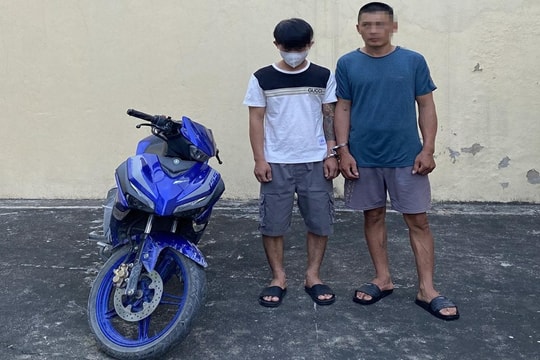 Bắt hai đối tượng cướp tài sản người đi đường