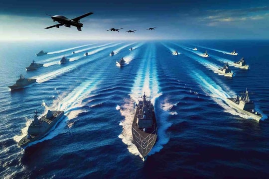 Mỹ tiêu diệt máy bay không người lái của Houthi trên Vịnh Aden