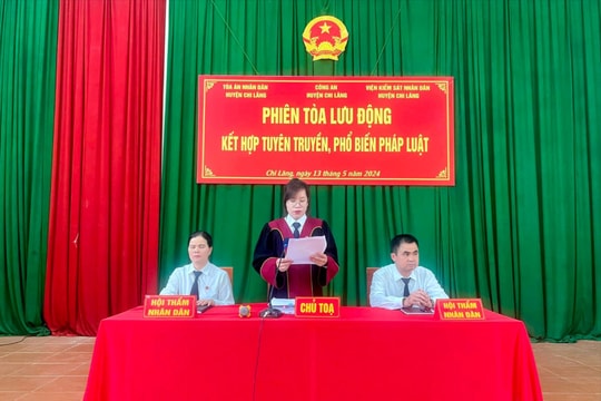 Xét xử lưu động vụ án mua bán ma túy