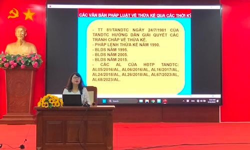TAND tỉnh Hậu Giang tập huấn nghiệp vụ Hội thẩm nhân dân hai cấp đợt 1 năm 2024
