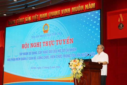 Khai thác thử nghiệm Phần mềm về Quản lý cán bộ, công chức, viên chức trong TAND