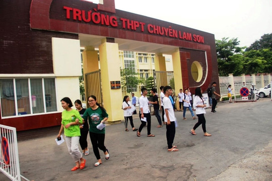 Tỷ lệ chọi vào Trường THPT chuyên Lam Sơn là 4,06