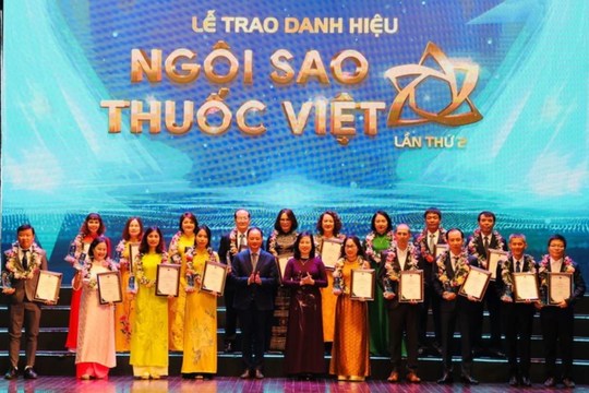 Bộ Y tế trao danh hiệu “Ngôi sao thuốc Việt” lần thứ 2