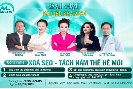 “Đại hội Da liễu Spa 2024” tổ chức, quảng bá mỹ phẩm chui