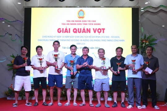 Giải quần vợt chào mừng kỷ niệm 134 năm Ngày sinh Chủ tịch Hồ Chí Minh