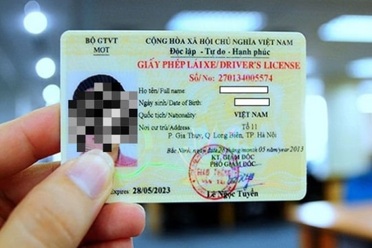 Đề xuất trừ điểm giấy phép lái xe
