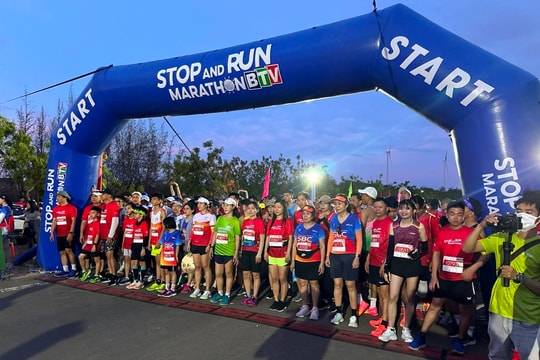 Sôi động giải Stop and Run Marathon BTV Bình Thuận năm 2024