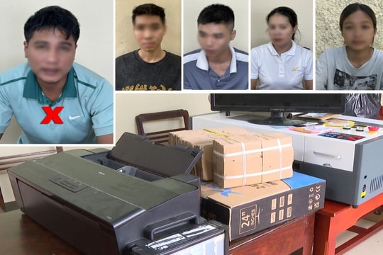 Triệt phá đường dây làm giả hàng nghìn giấy phép lái xe và đăng ký xe