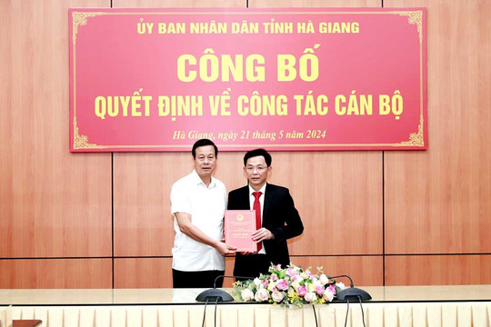 Bổ nhiệm ông Bùi Quang Trí làm Giám đốc Sở GD&ĐT Hà Giang