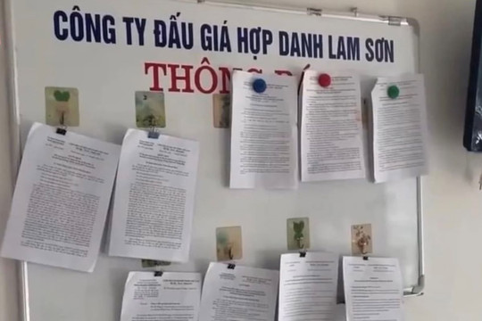 Kiểm tra thông tin không bán hồ sơ đấu giá tài sản ở dự án KDC Quảng Thành