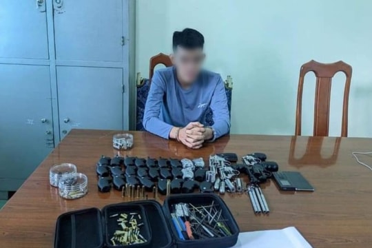 Bắt đối tượng tàng trữ, chế tạo vũ khí